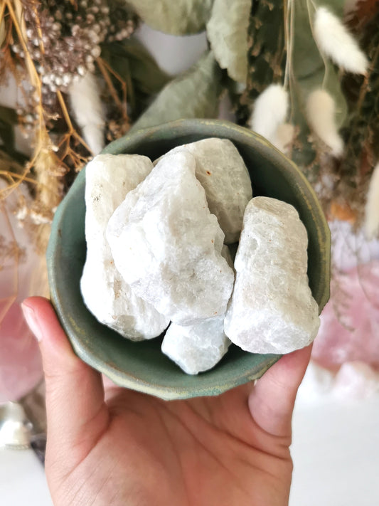 White Moonstone Raw - A Grade