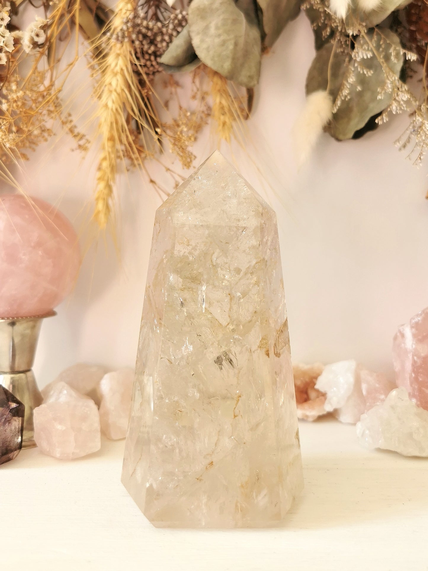 Clear Quartz Tower