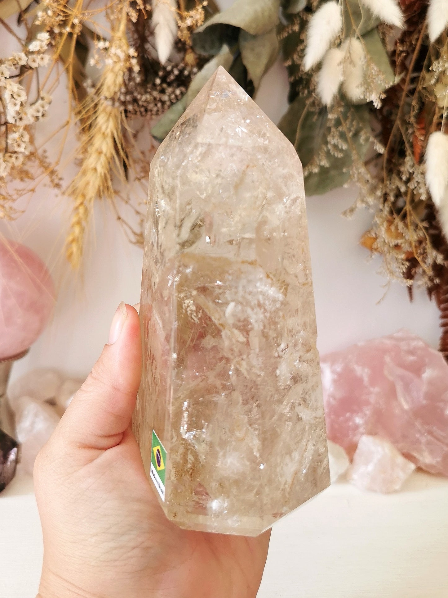 Clear Quartz Tower