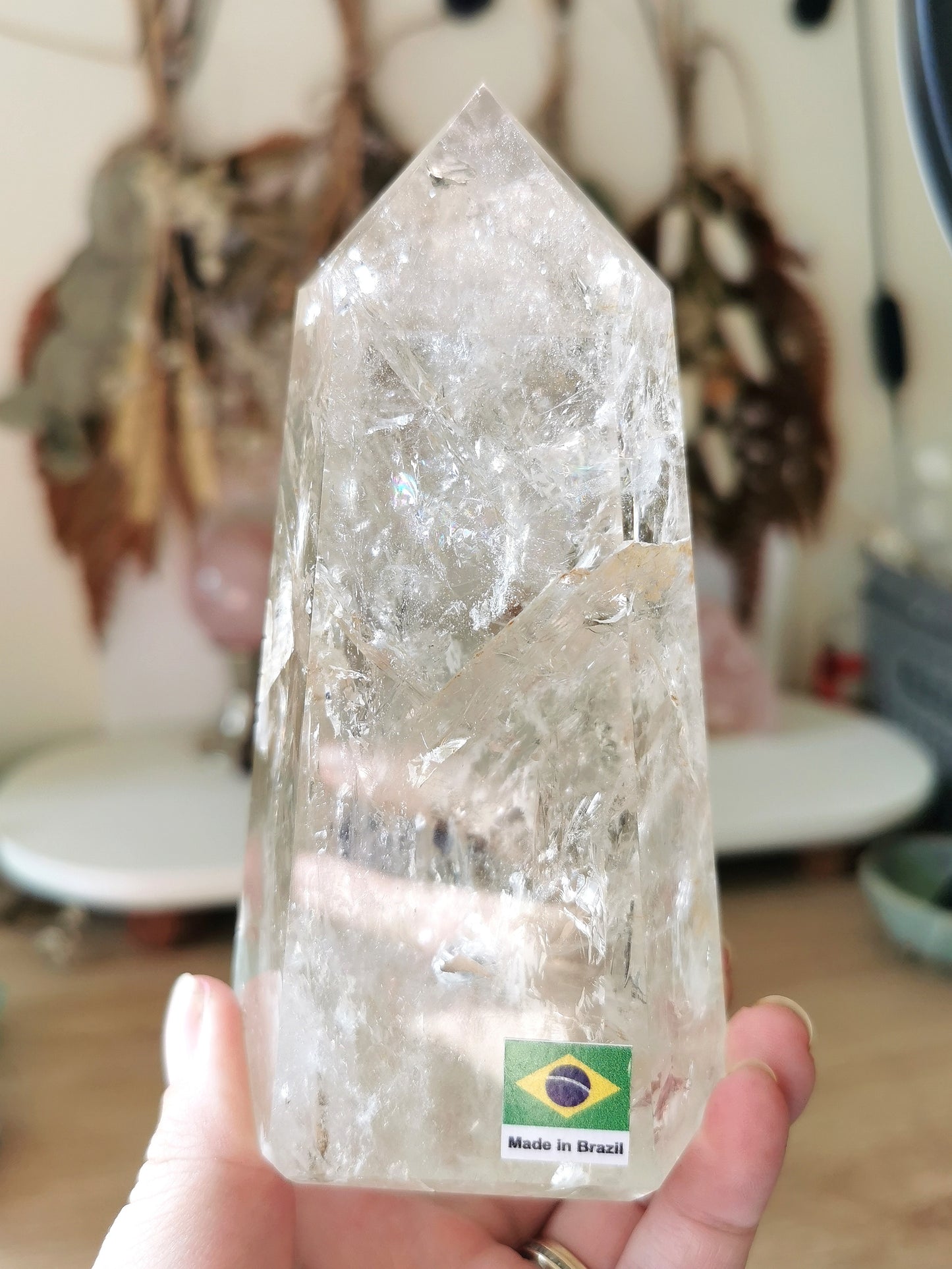 Clear Quartz Tower