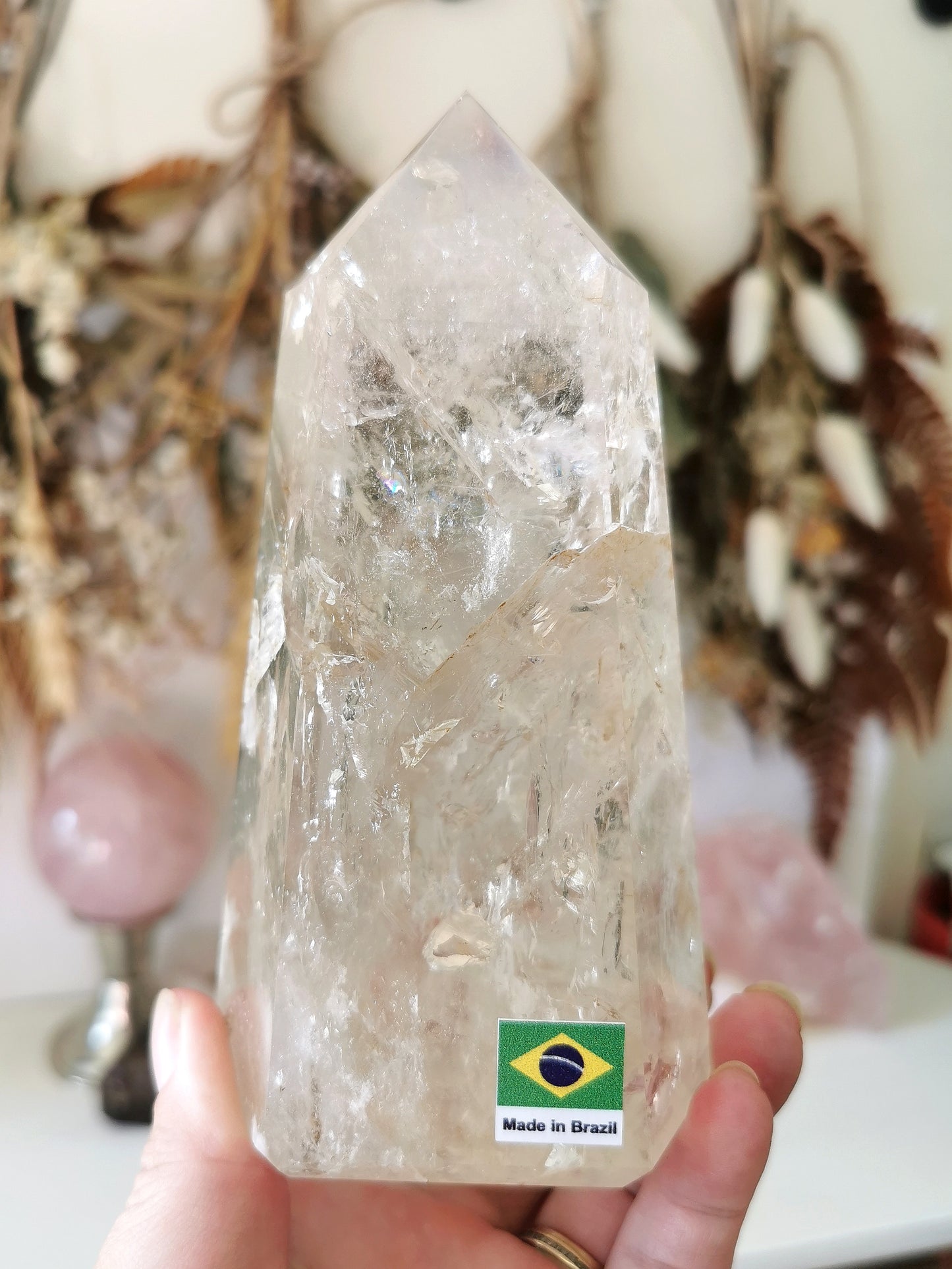 Clear Quartz Tower