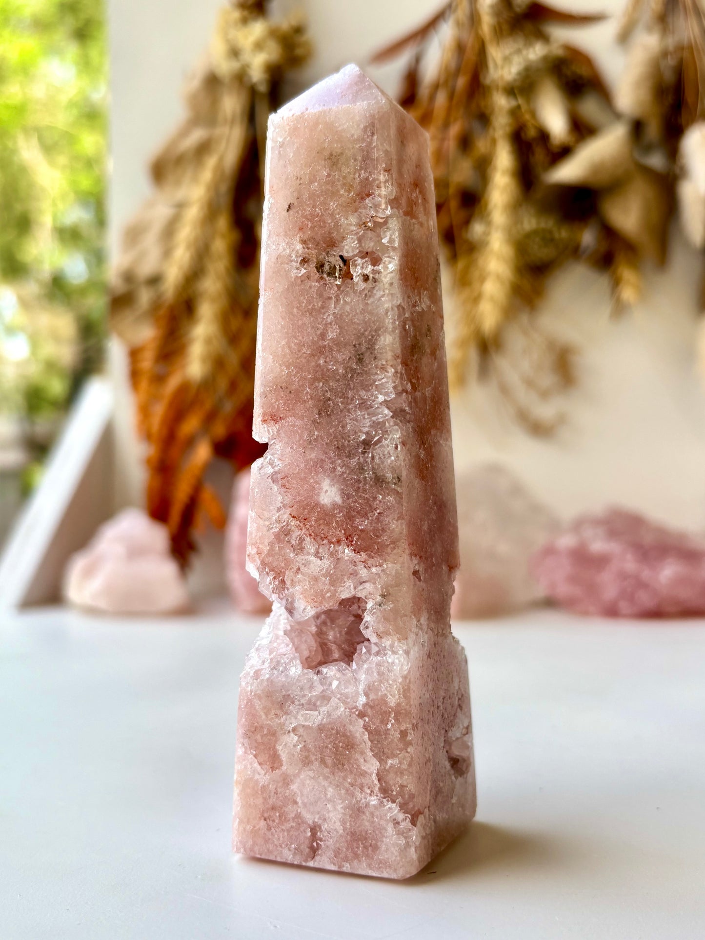 Pink Amethyst Obelisk