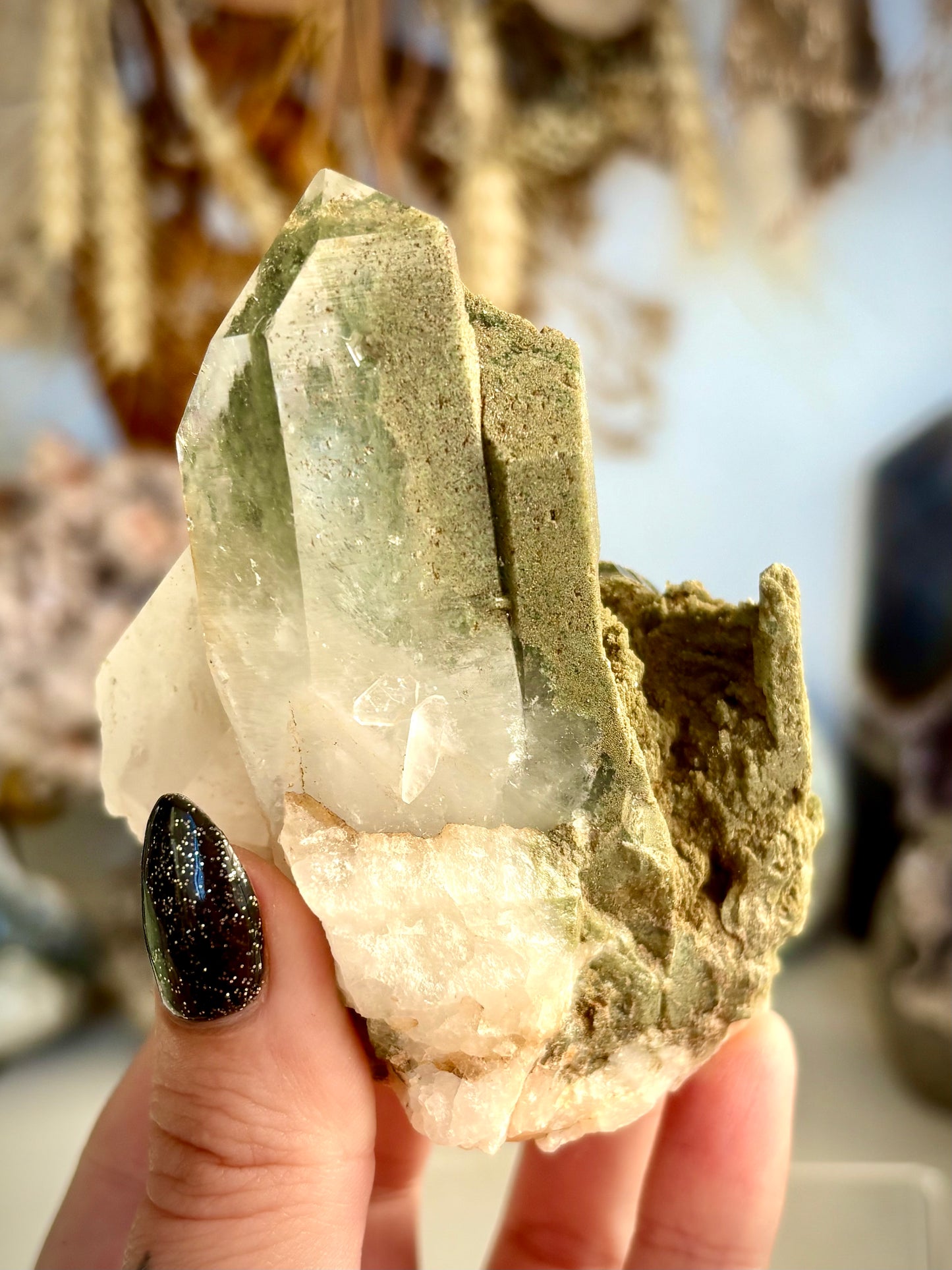 Chlorite Included Quartz - Resorption feature