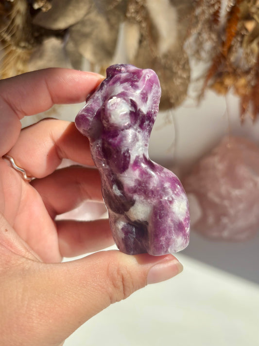 Purple Mica Womans Bodice