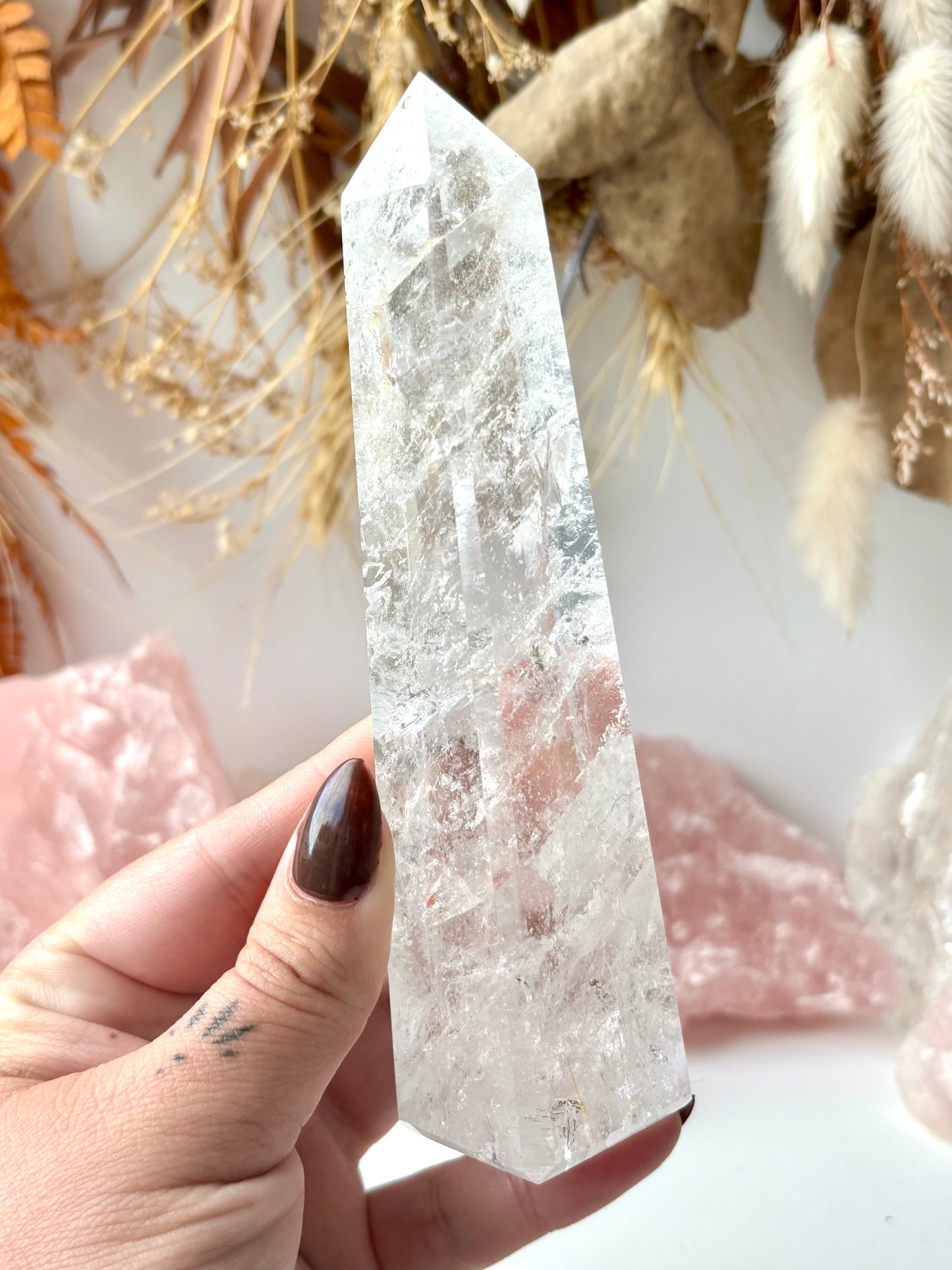 Clear Quartz Obelisk - Brazil