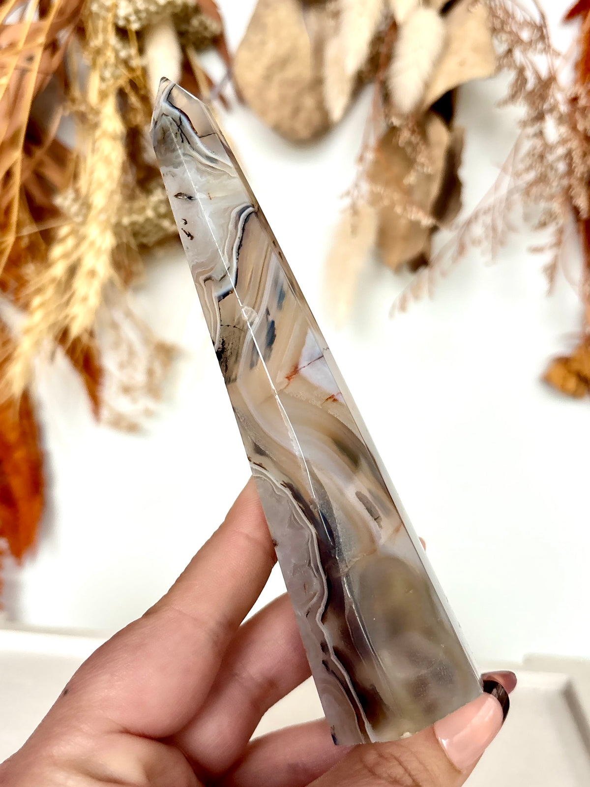Dendritic Agate Tower