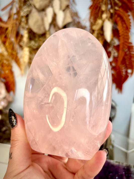 Gemmy Rose Quartz Freeform