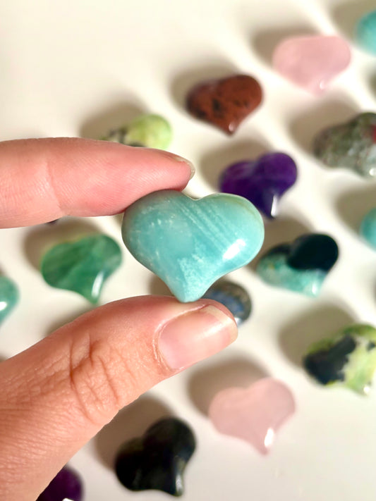 Love Heart - Blue Amazonite