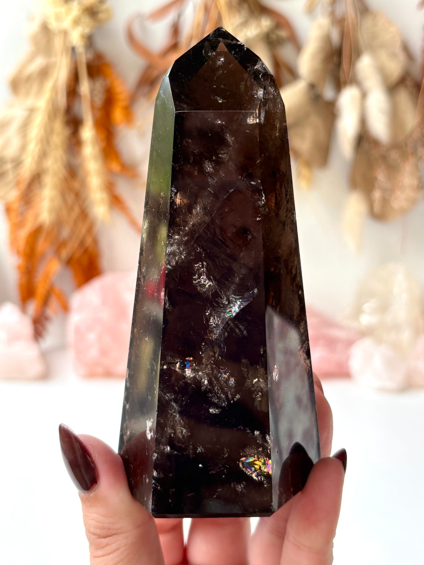 Smoky Quartz Tower
