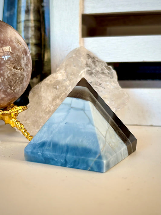 Blue Opal Pyramid