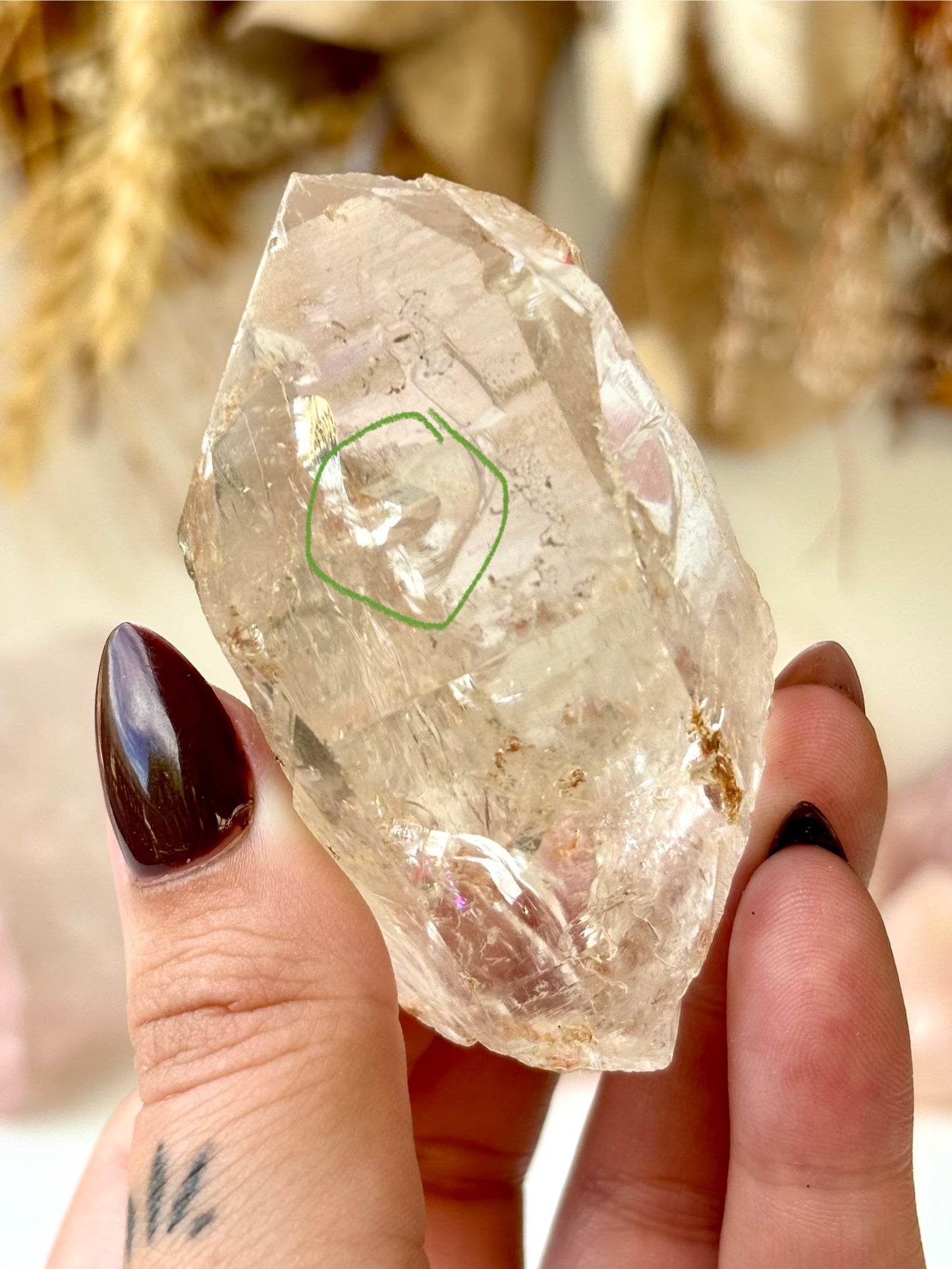 Quartz Natural Point with Penatrator