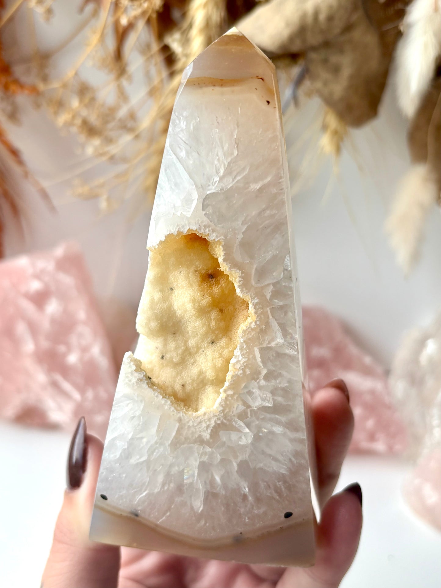 Druze Agate Obelisk - Brazil