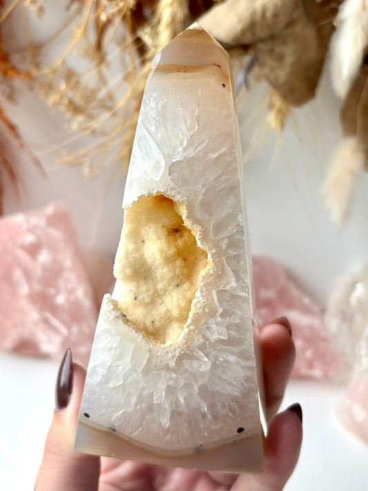 Druze Agate Obelisk - Brazil