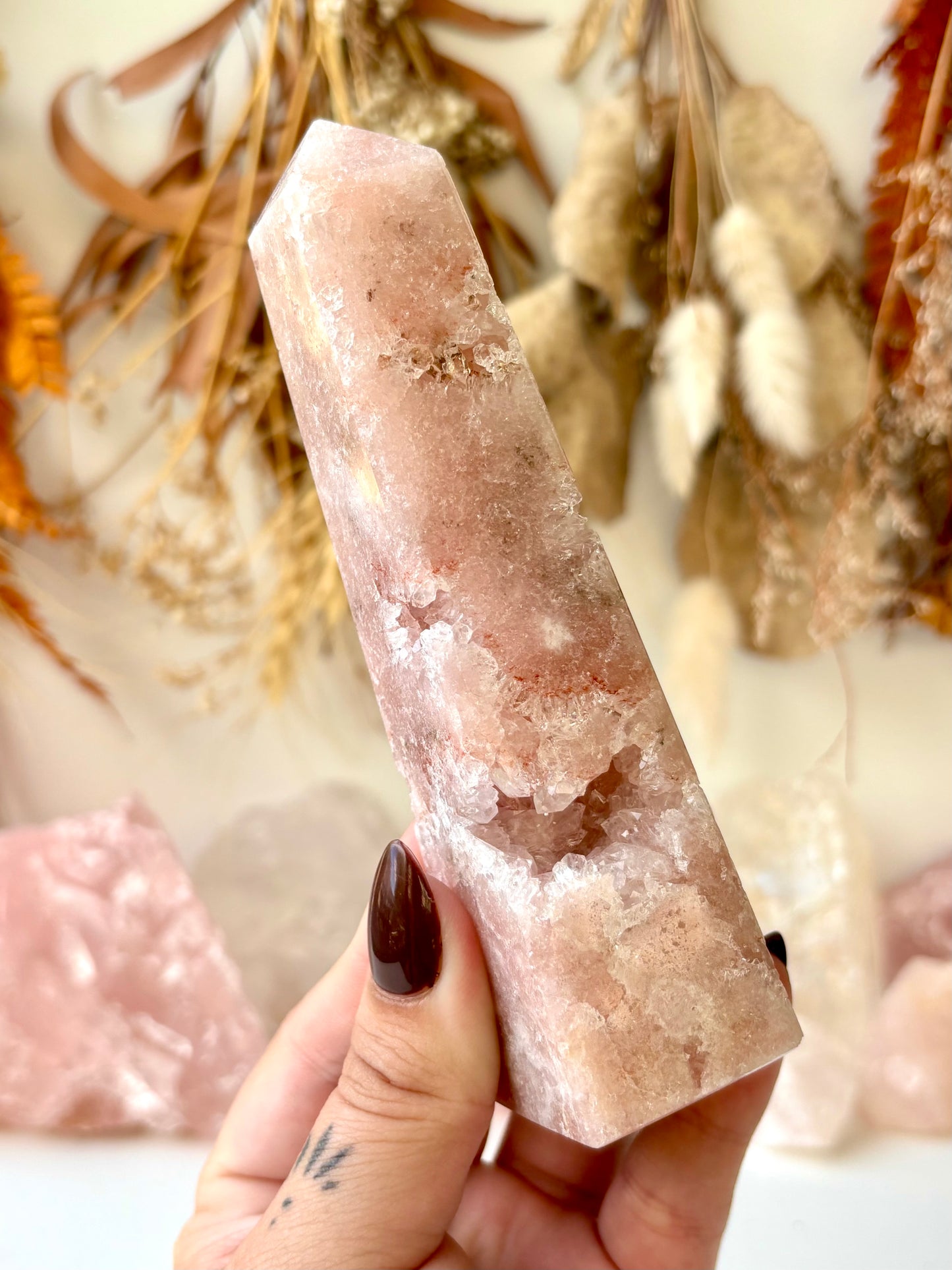 Pink Amethyst Obelisk