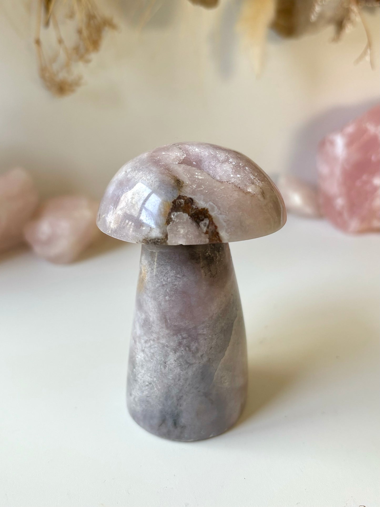 Flower Agate Mushroom (C)