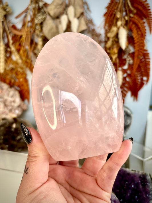 Gemmy Rose Quartz Freeform
