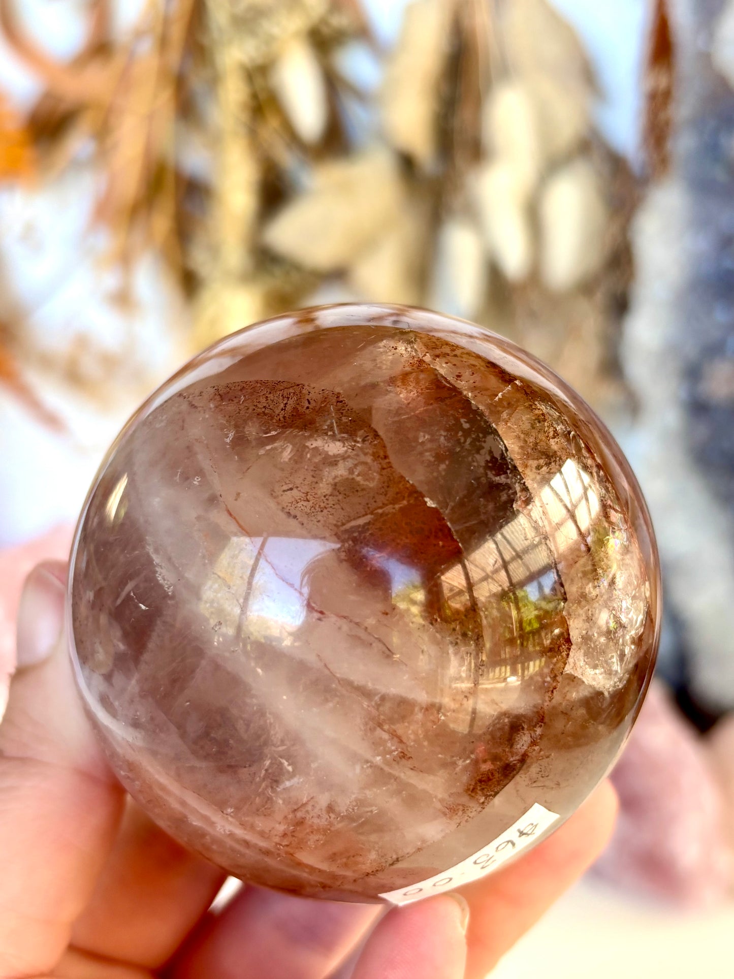 Fire Quartz Sphere