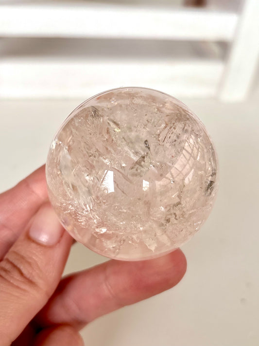Pink Azeztulite Sphere (Rare)