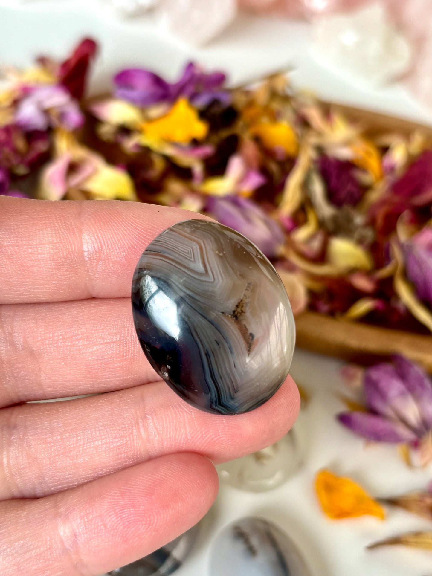 Dendritic Agate Mini Flatstones