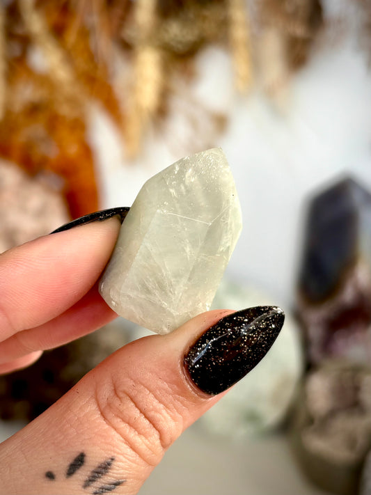 Grey Phantom Quartz Mini Point - Brazil