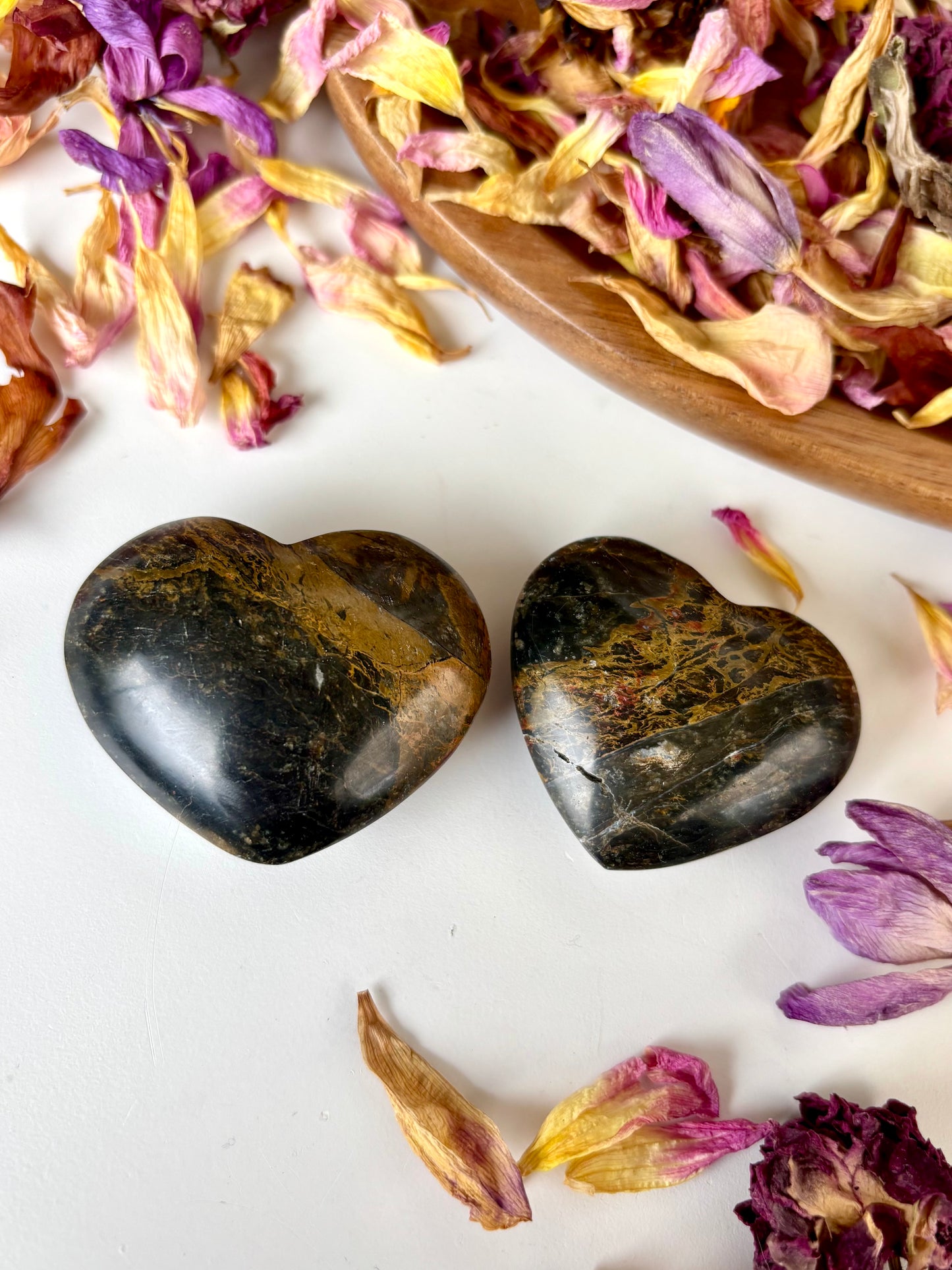 Blue Opal Heart