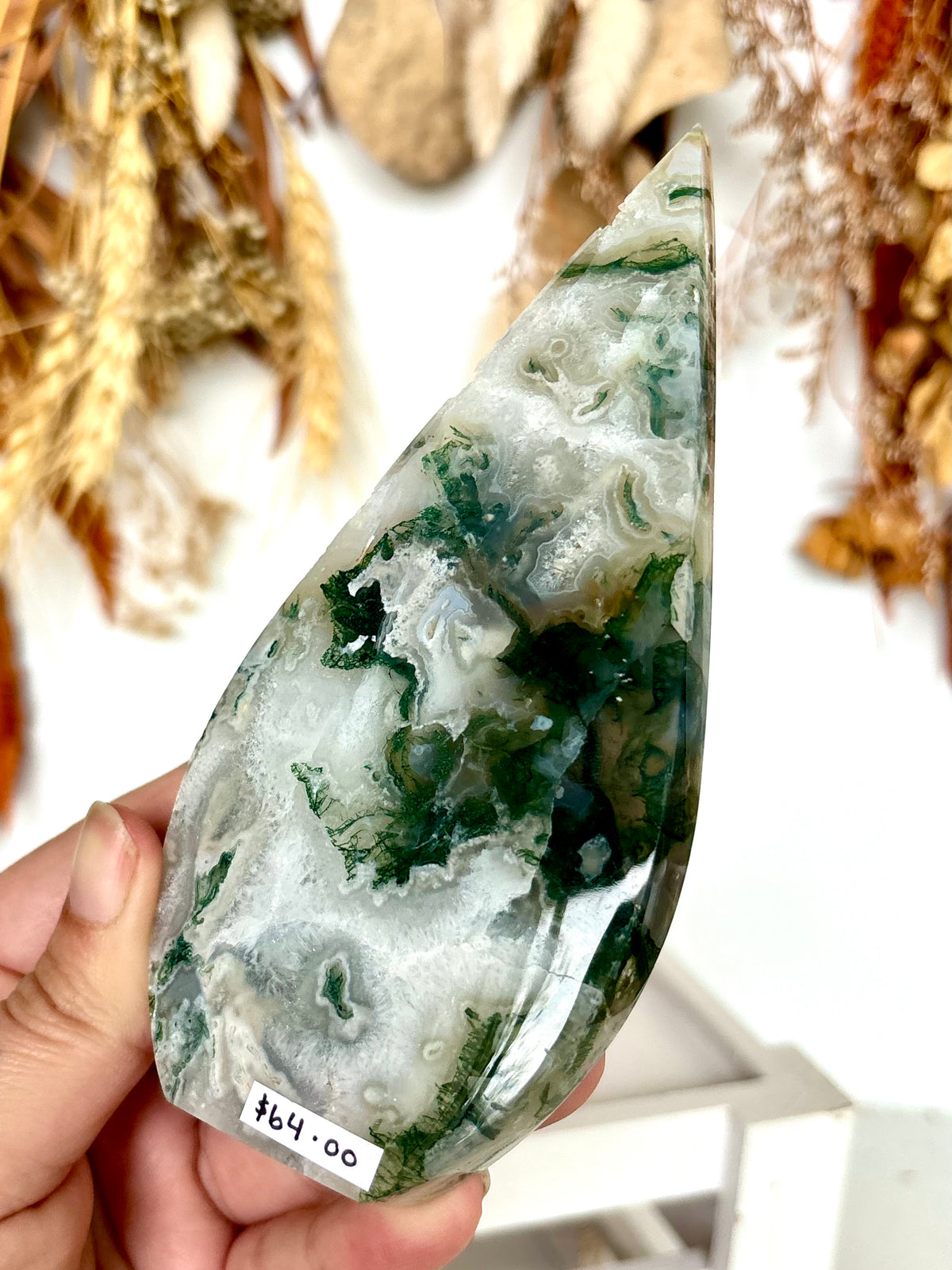 Moss Agate Flame (2)