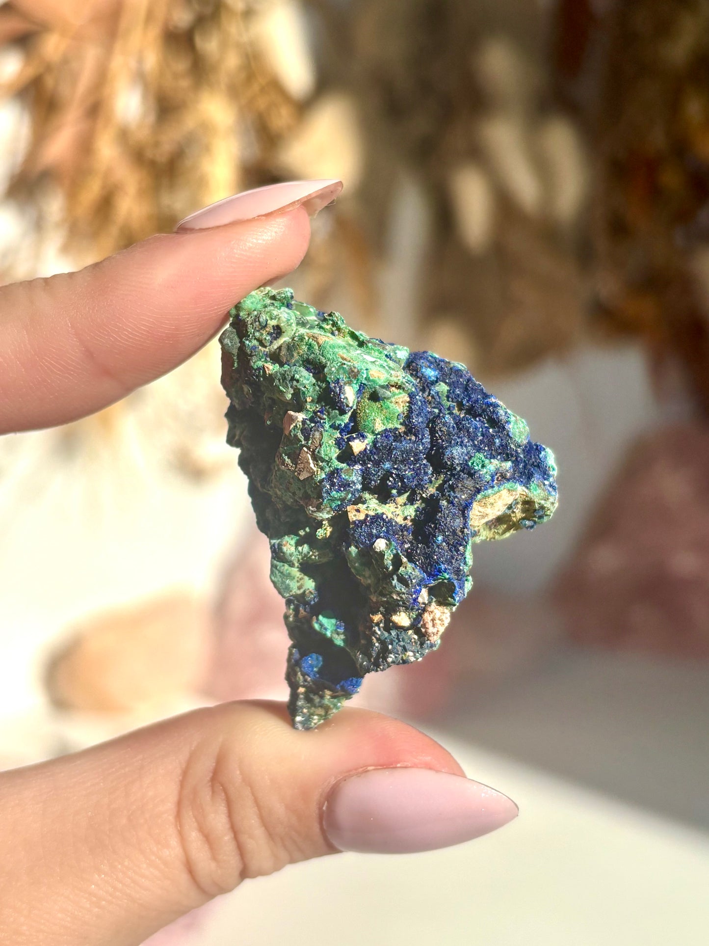 Azurite & Malachite Specimen Cluster