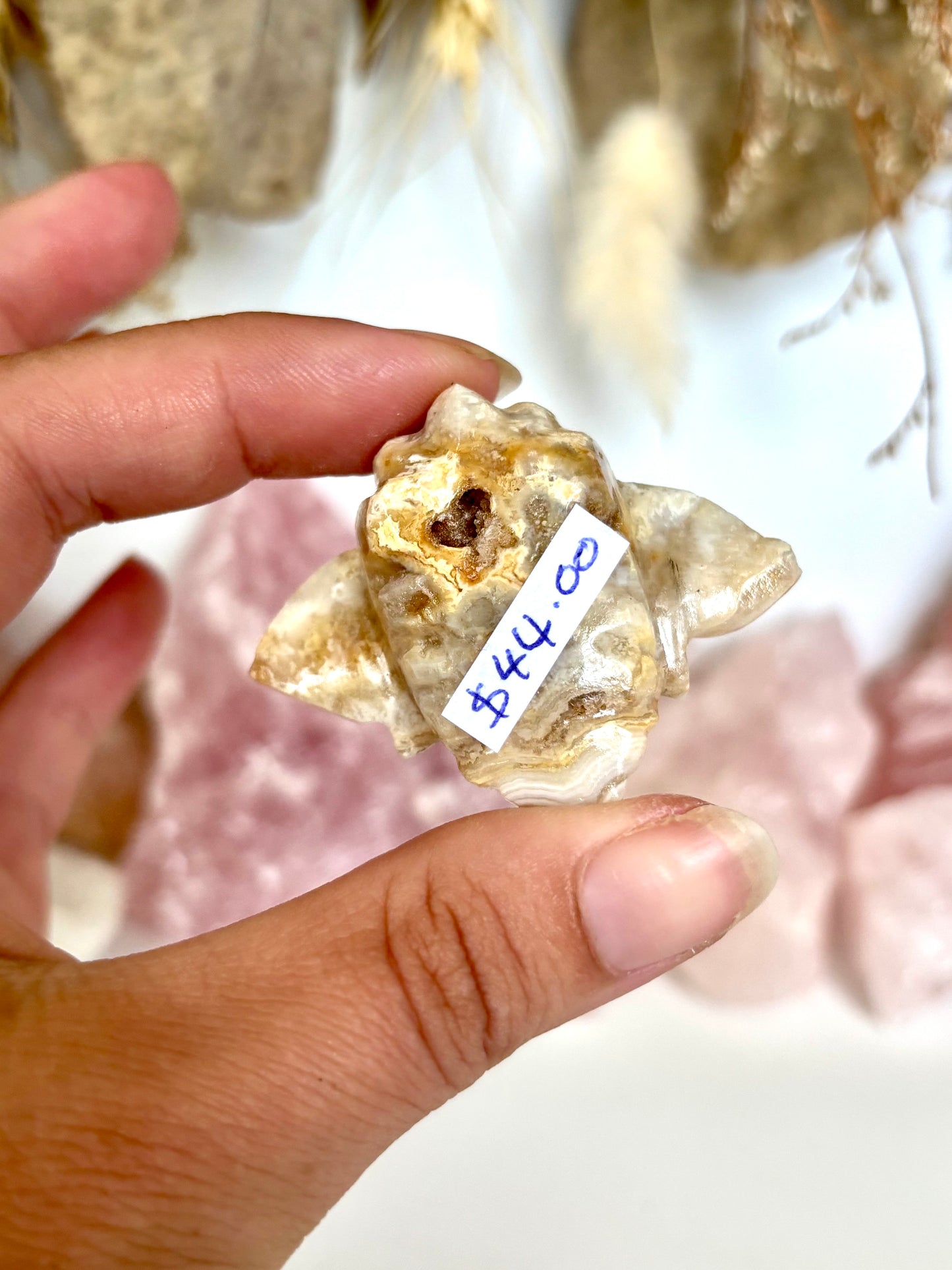 Golden Lace Agate Bee (1)