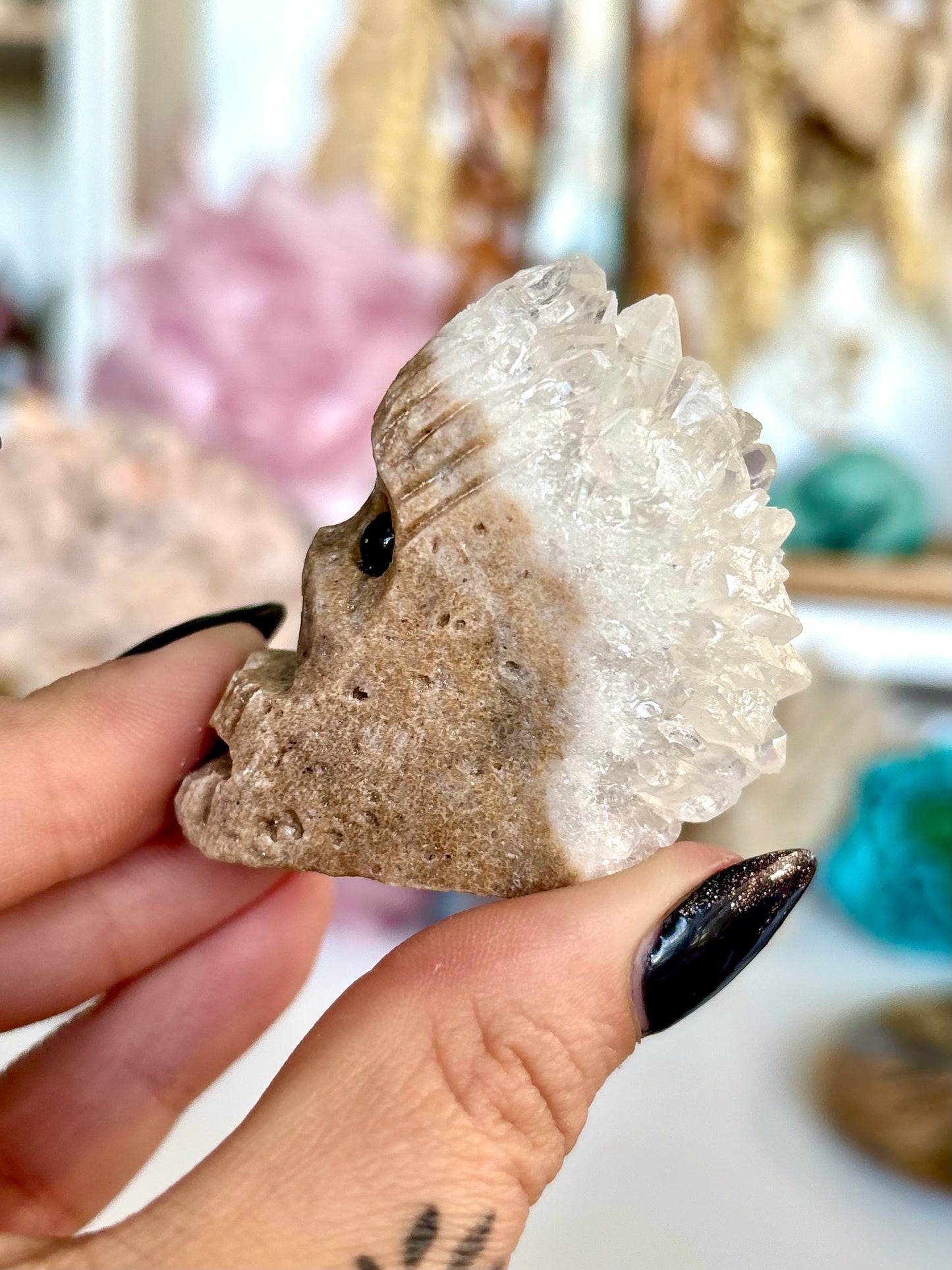 Quartz Cluster Hedgehog