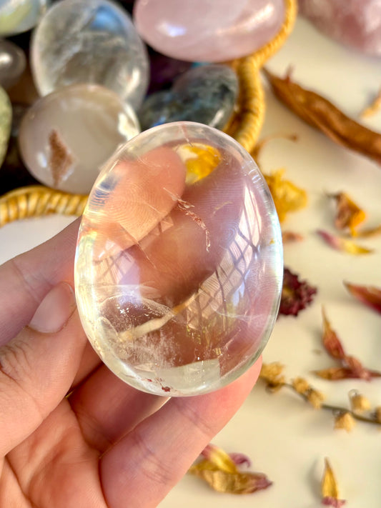 Clear Quartz Palm - Large