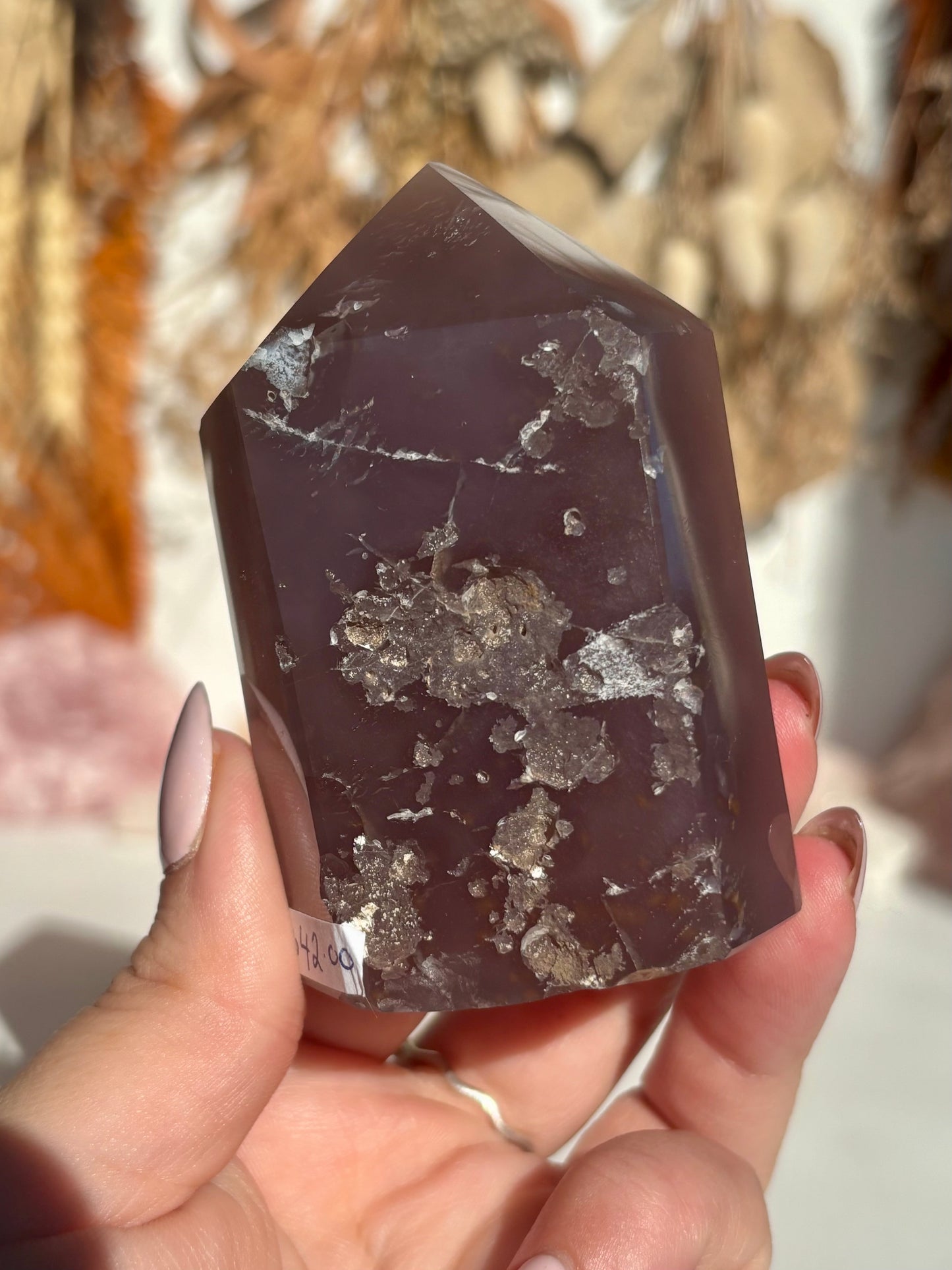 Druze Agate Wide Tower