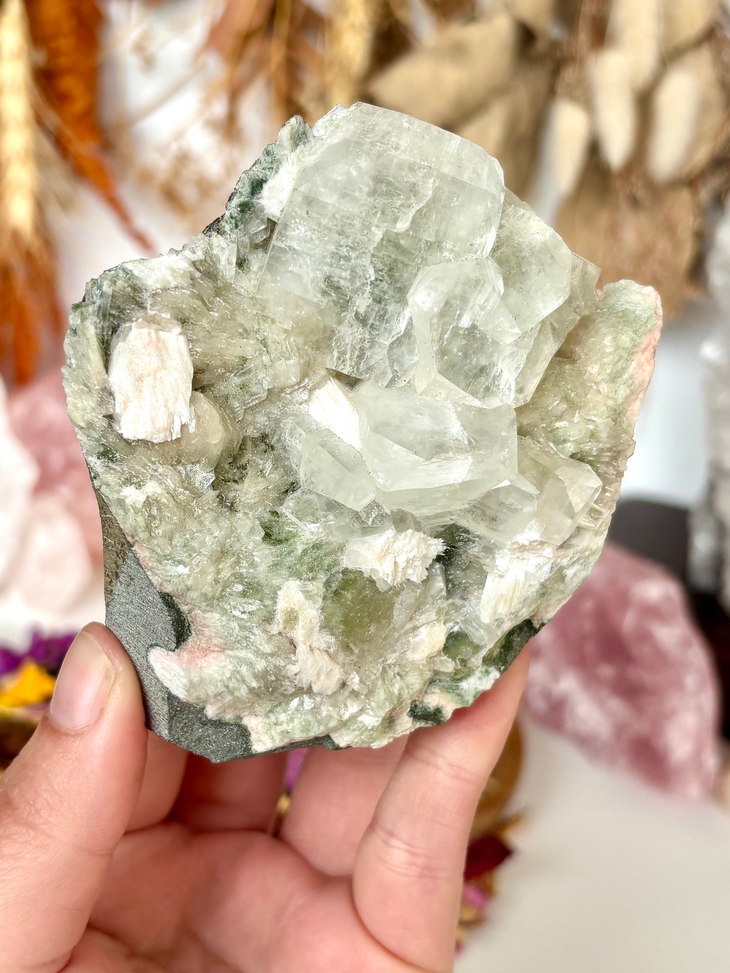 Apophyllite Cut Base