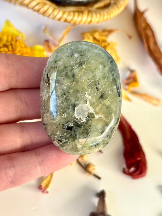 Prehnite & Epidote Palm