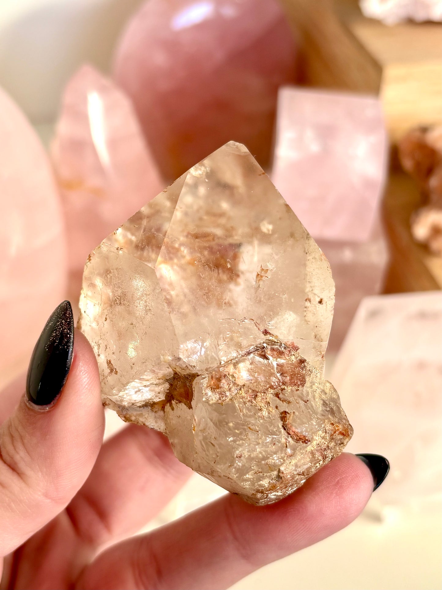 Quartz Natural Point with Penetrator