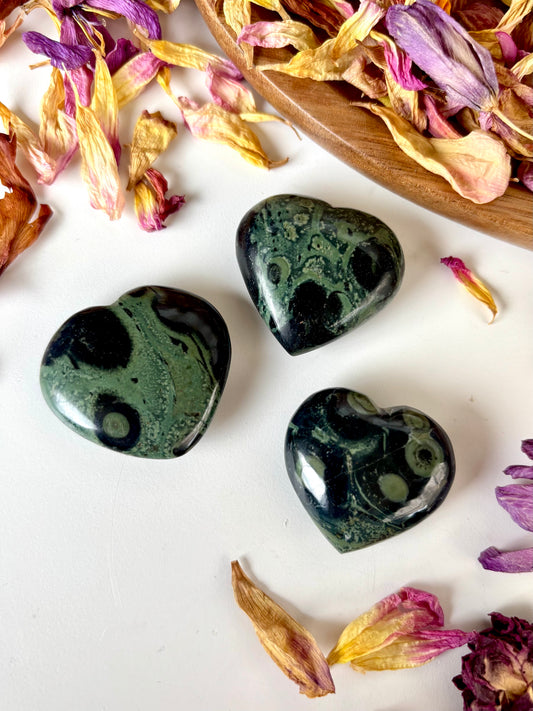 Kambaba Jasper Heart