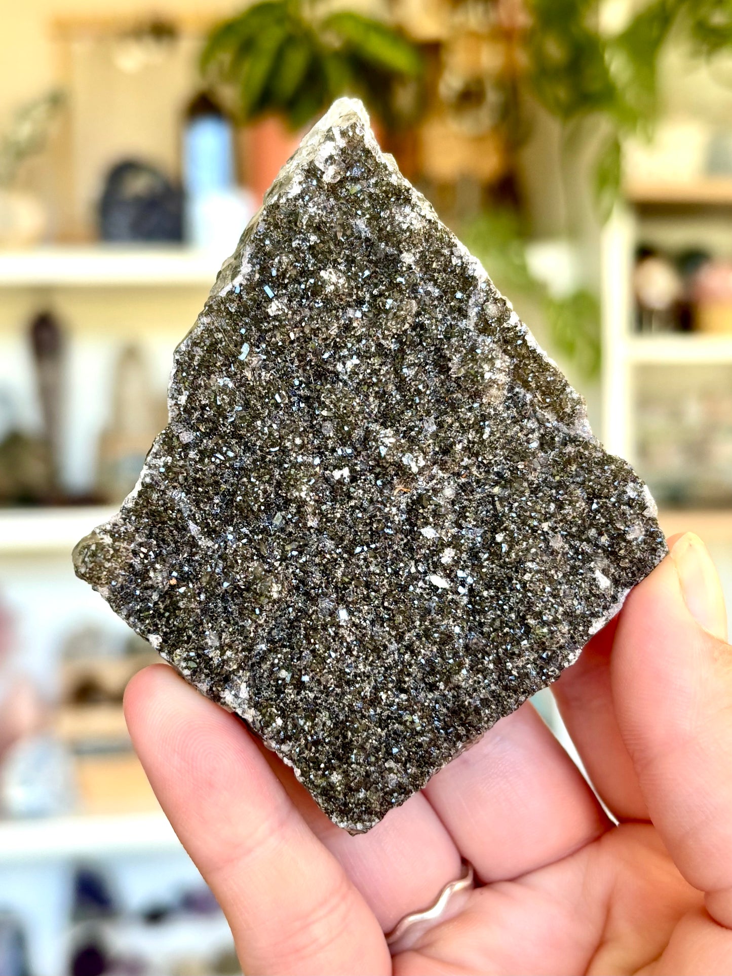 Black Amethyst Druse (Brazil)