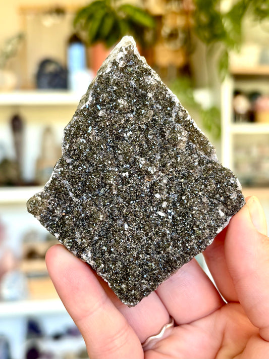 Black Amethyst Druse (Brazil)