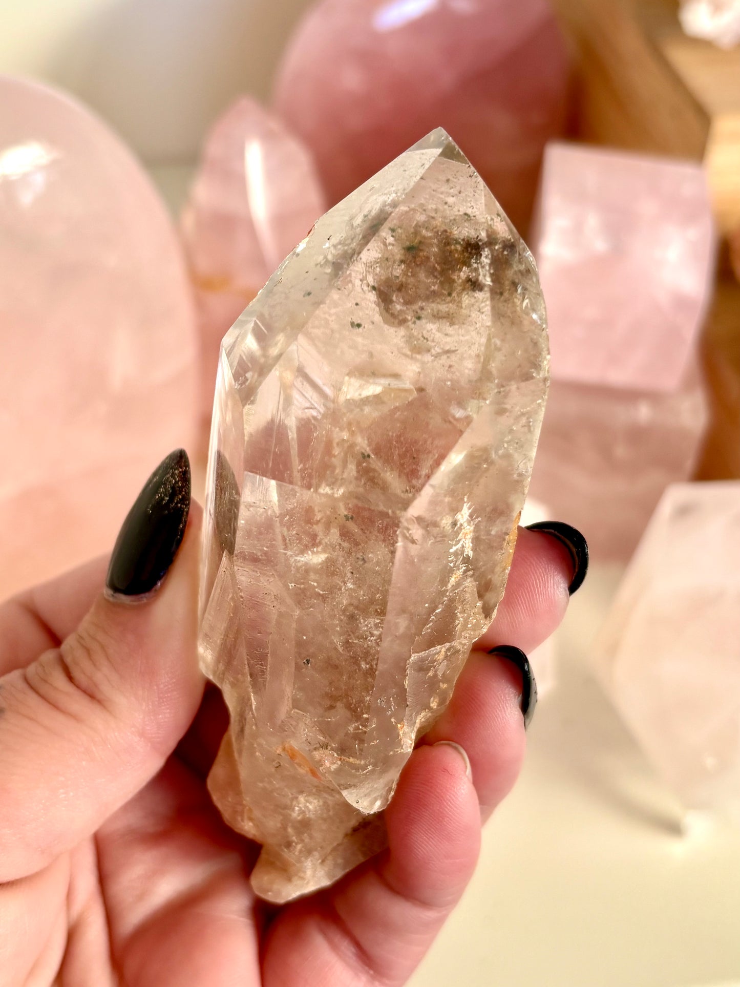 Quartz Natural Point with Penatrator