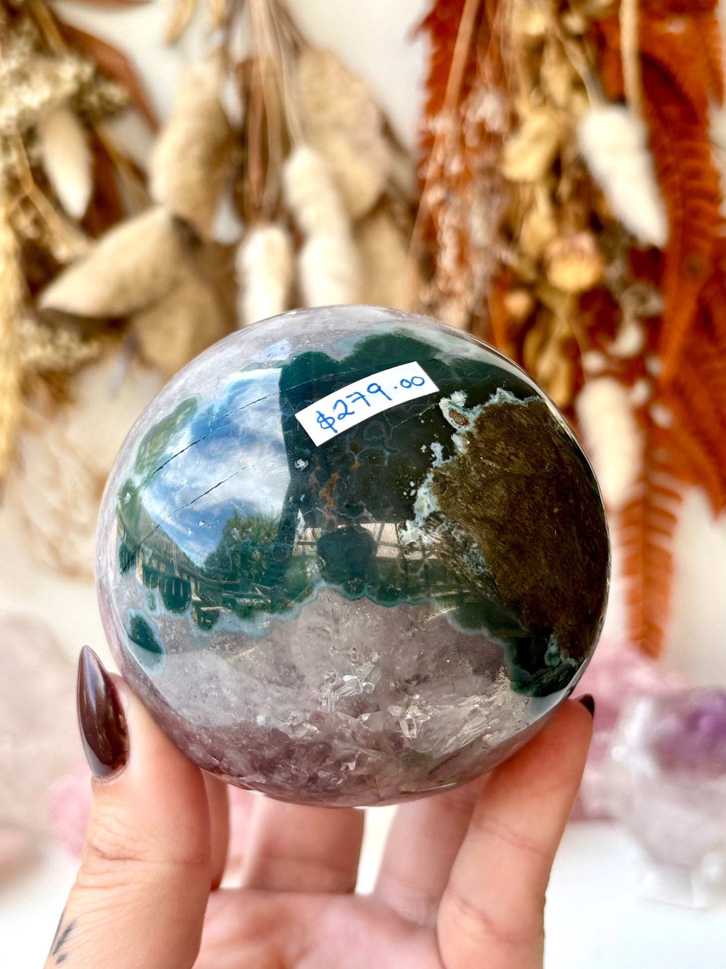 Amethyst Geode Sphere