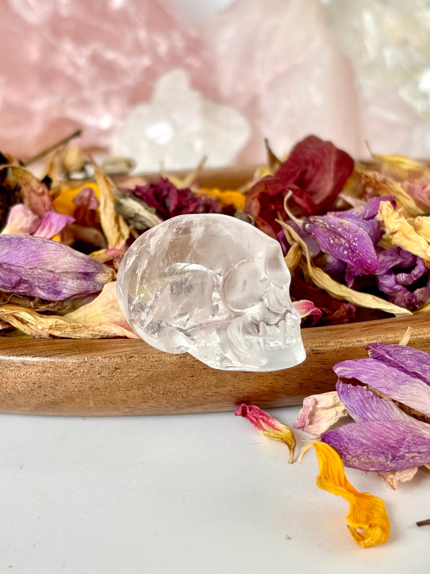 Clear Quartz Skull