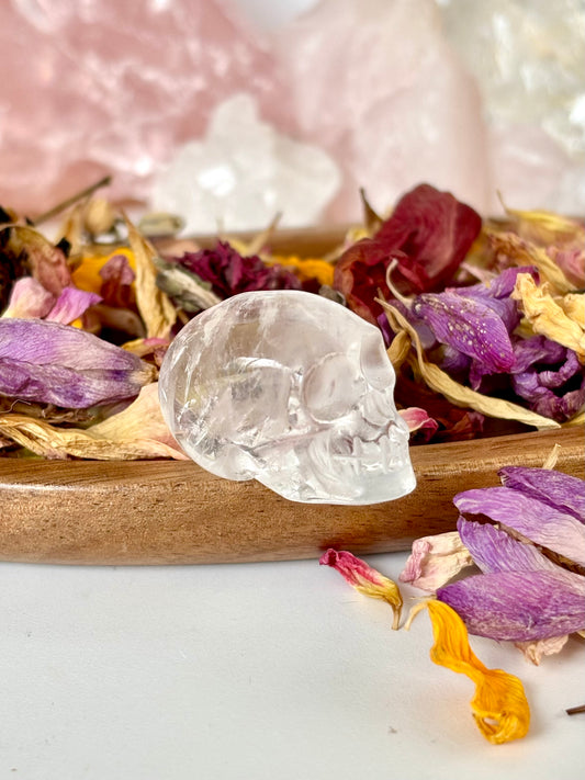 Clear Quartz Skull