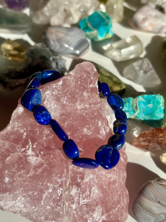 Lapis Lazuli Tumble Bracelet