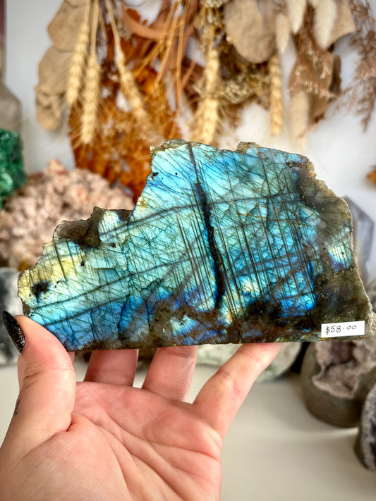 Labradorite Polished Single Face