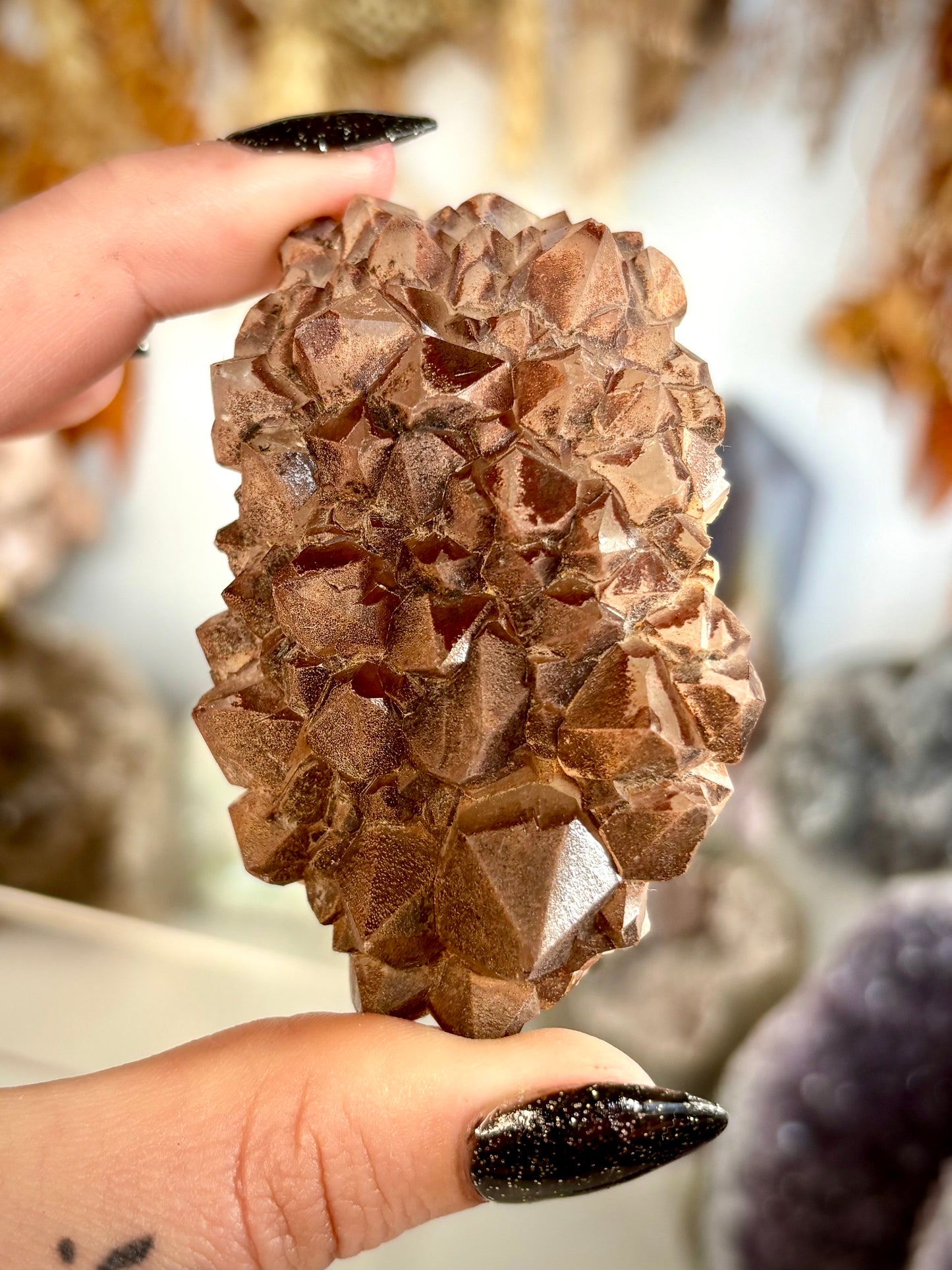 Red Amethyst Cluster - Brazil