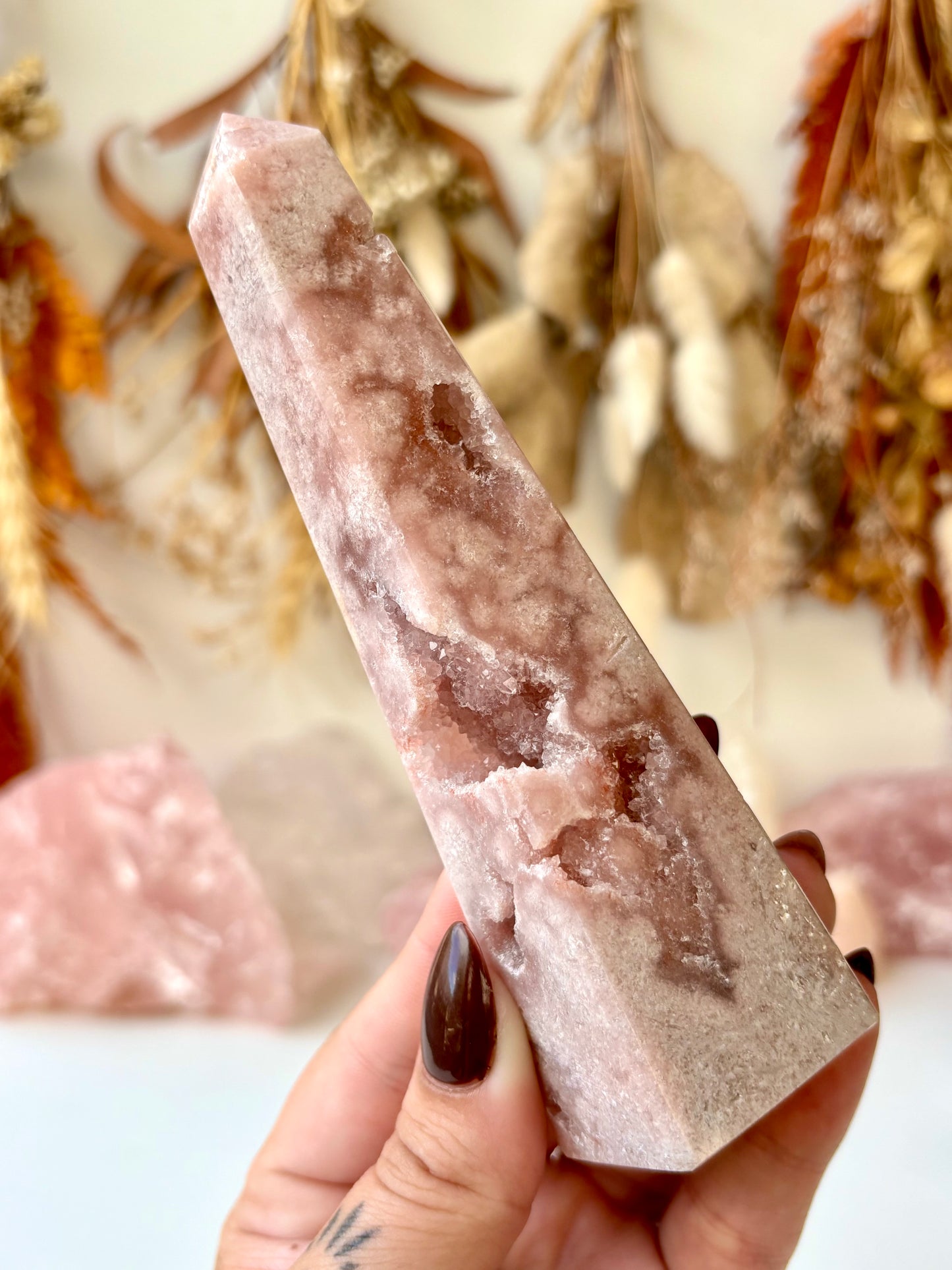 Pink Amethyst Obelisk