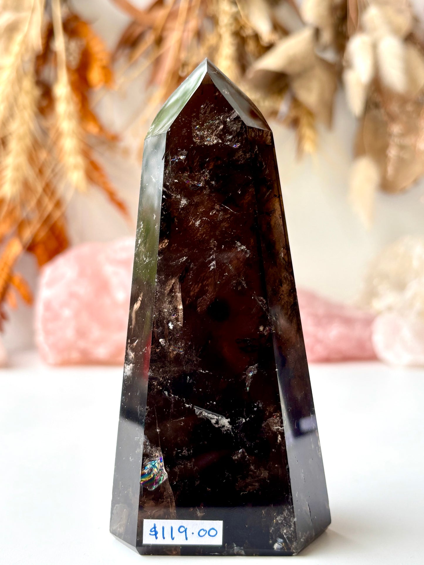 Smoky Quartz Tower