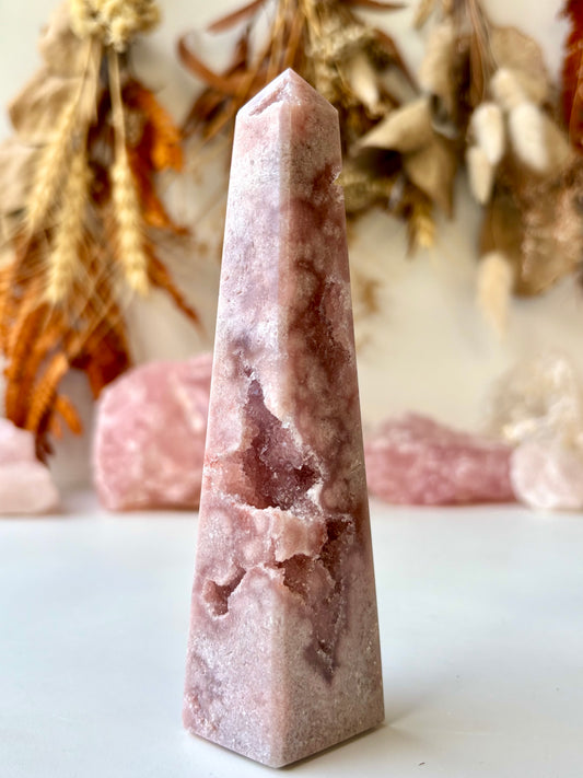 Pink Amethyst Obelisk