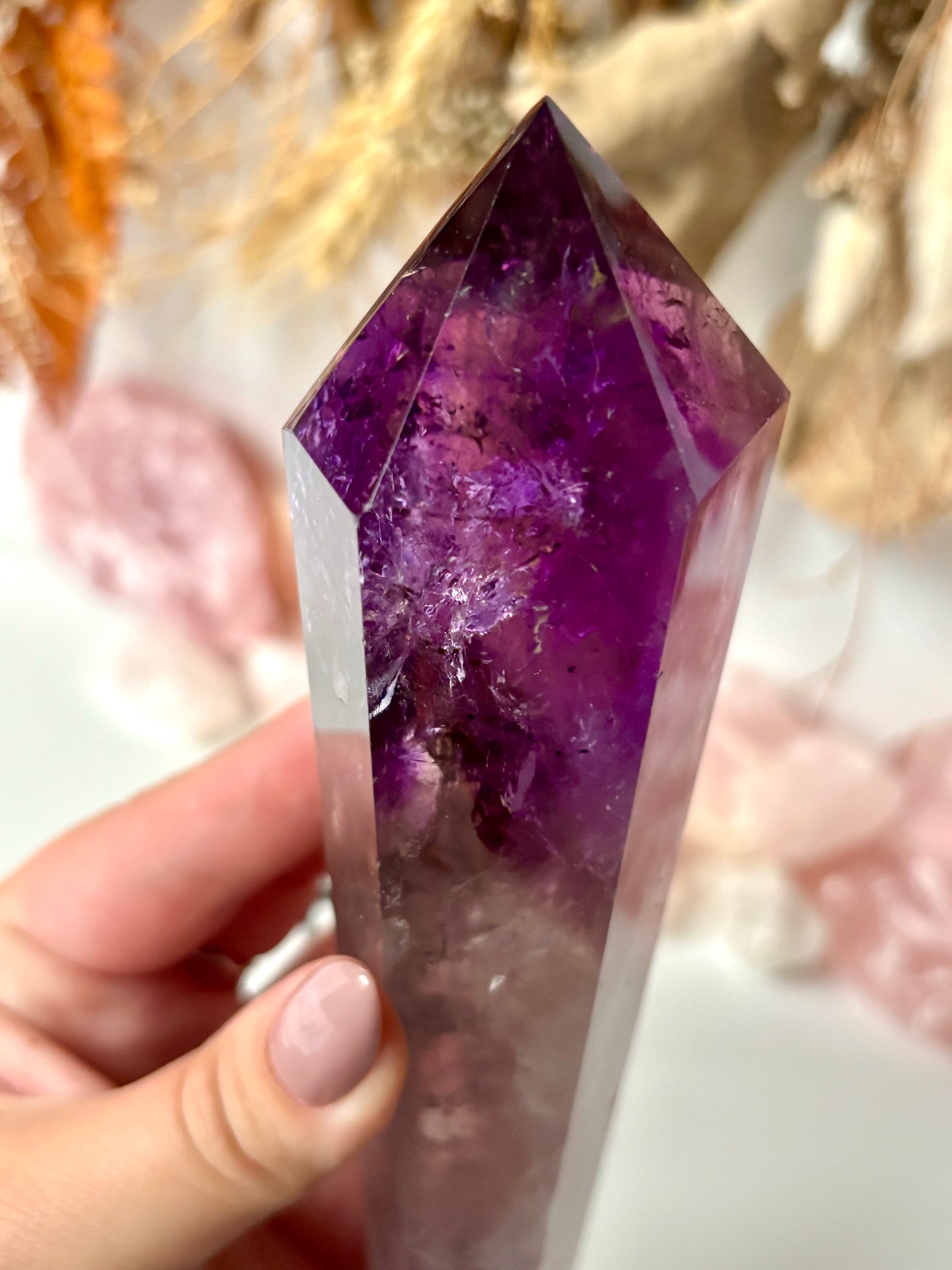 Amethyst Scepter & Stand
