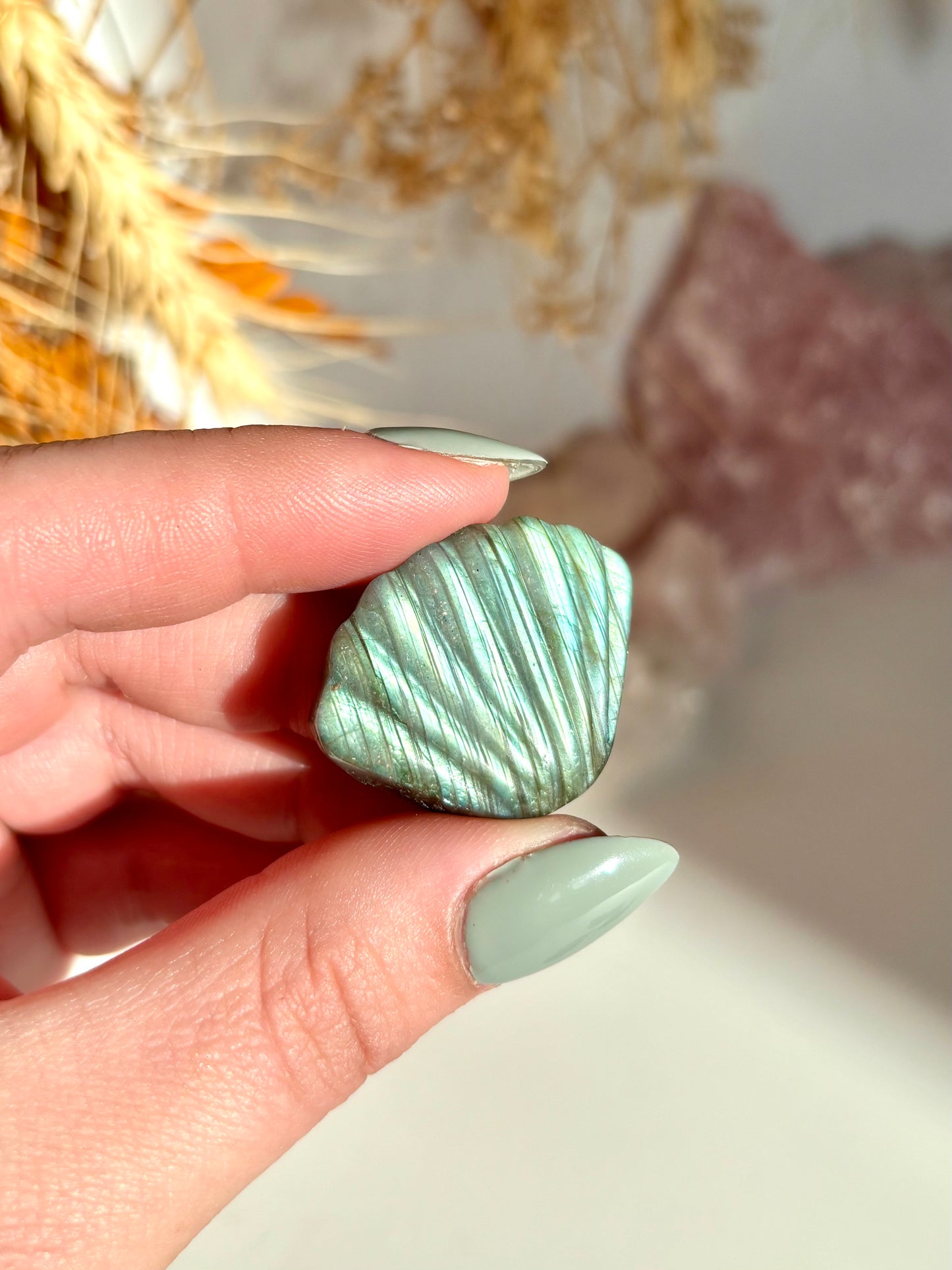 Labradorite Seashell