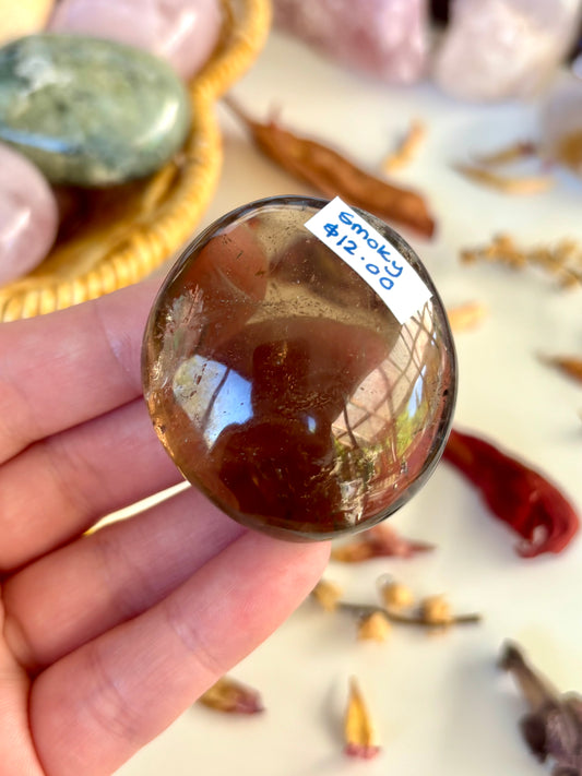 Smoky Quartz Palm